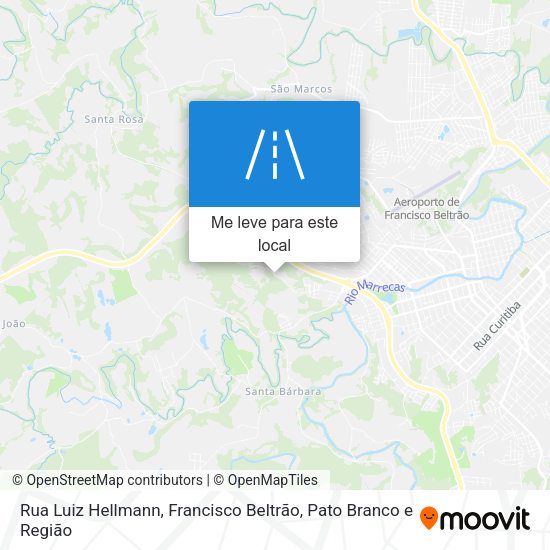 Rua Luiz Hellmann mapa