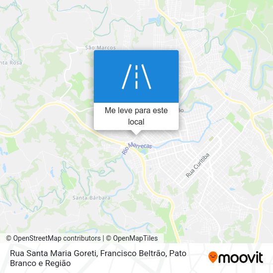 Rua Santa Maria Goreti mapa