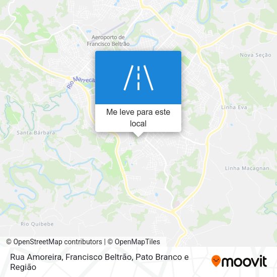 Rua Amoreira mapa