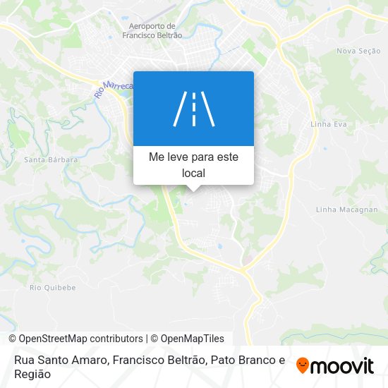 Rua Santo Amaro mapa