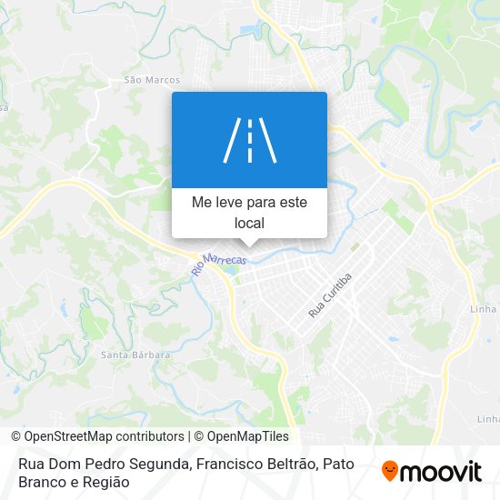 Rua Dom Pedro Segunda mapa
