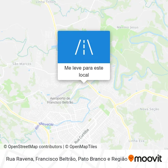 Rua Ravena mapa
