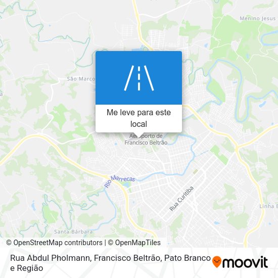 Rua Abdul Pholmann mapa
