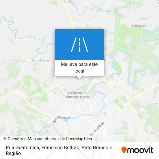 Rua Guatemala mapa