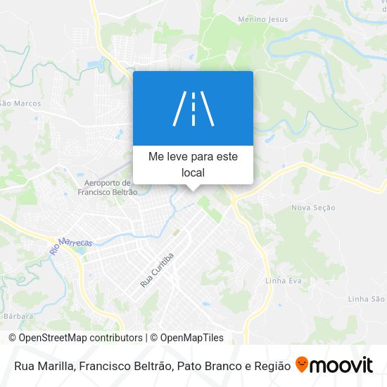 Rua Marilla mapa