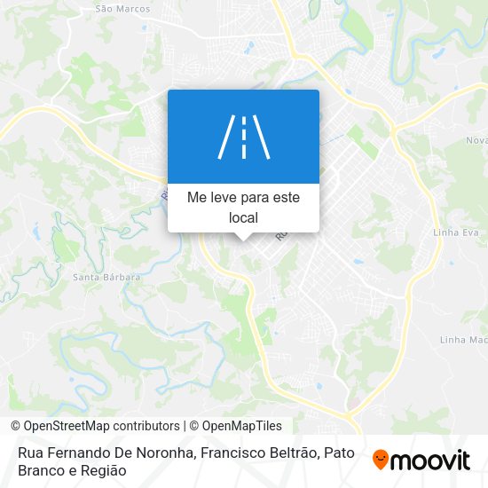 Rua Fernando De Noronha mapa