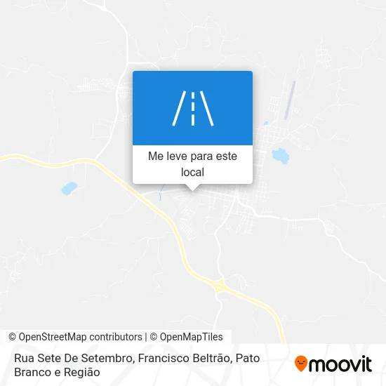 Rua Sete De Setembro mapa