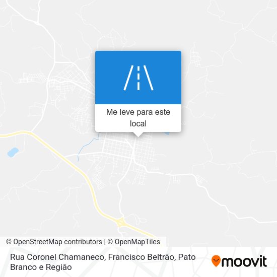 Rua Coronel Chamaneco mapa