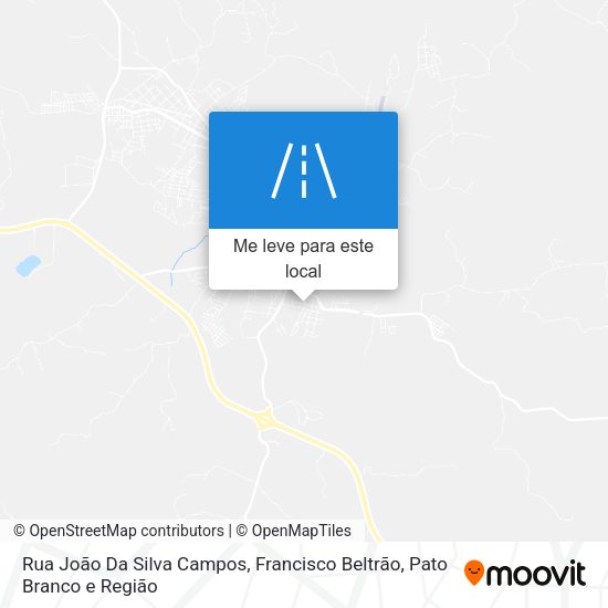 Rua João Da Silva Campos mapa