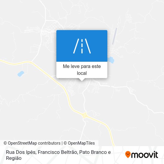 Rua Dos Ipês mapa