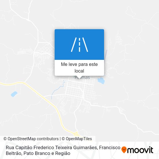 Rua Capitão Frederico Teixeira Guimarães mapa