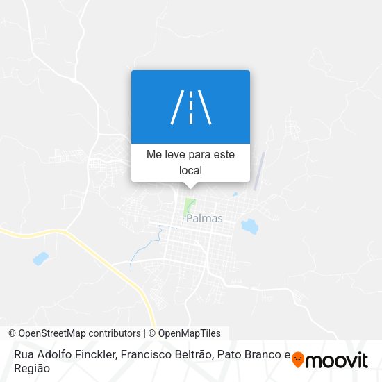 Rua Adolfo Finckler mapa
