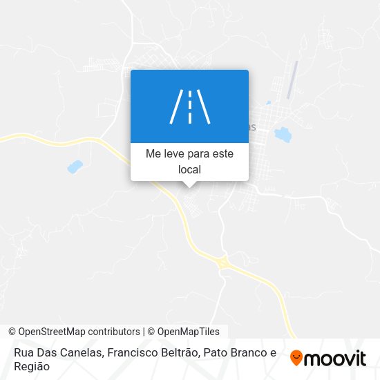 Rua Das Canelas mapa
