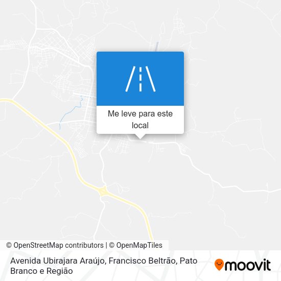 Avenida Ubirajara Araújo mapa