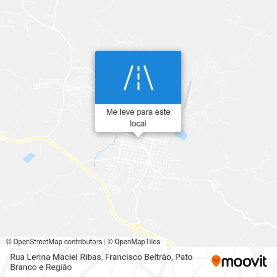 Rua Lerina Maciel Ribas mapa