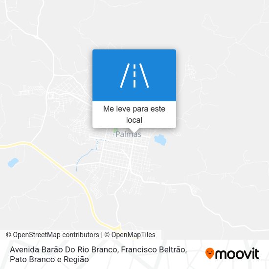 Avenida Barão Do Rio Branco mapa