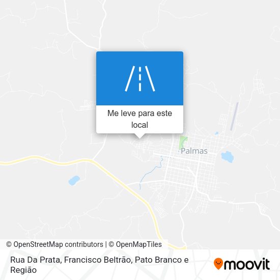 Rua Da Prata mapa