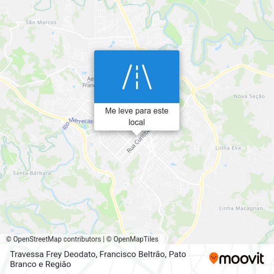 Travessa Frey Deodato mapa