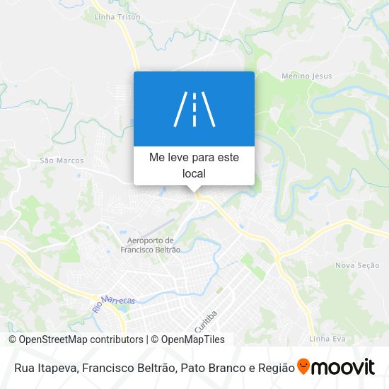 Rua Itapeva mapa
