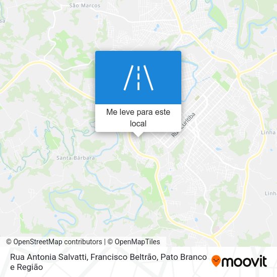 Rua Antonia Salvatti mapa