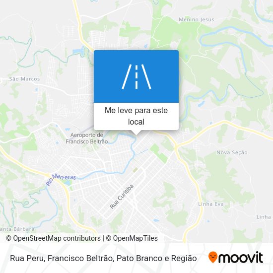 Rua Peru mapa