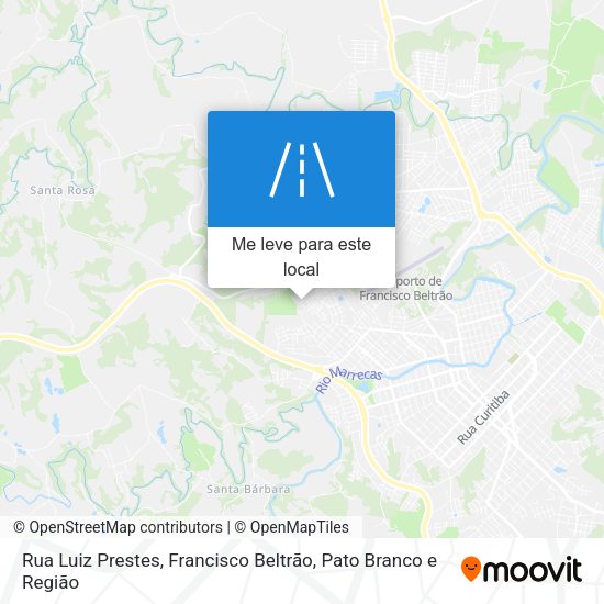 Rua Luiz Prestes mapa
