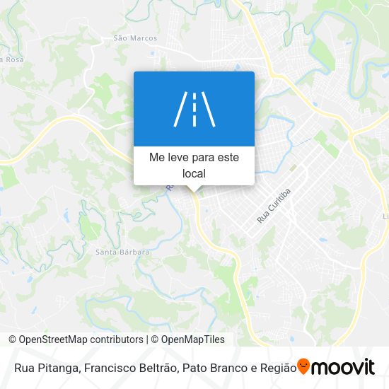 Rua Pitanga mapa