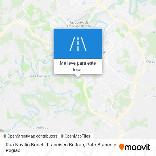 Rua Navilio Boneti mapa