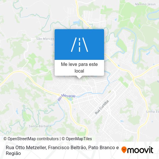 Rua Otto Metzeller mapa