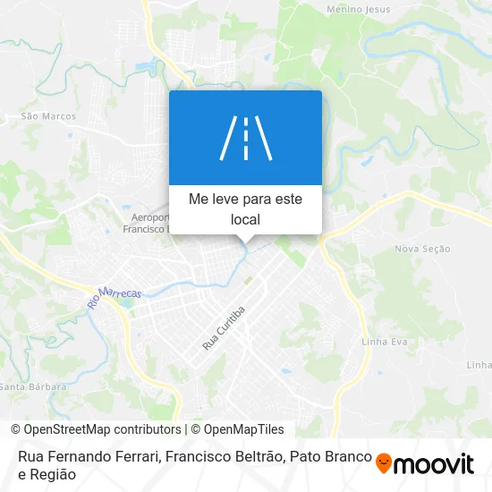 Rua Fernando Ferrari mapa