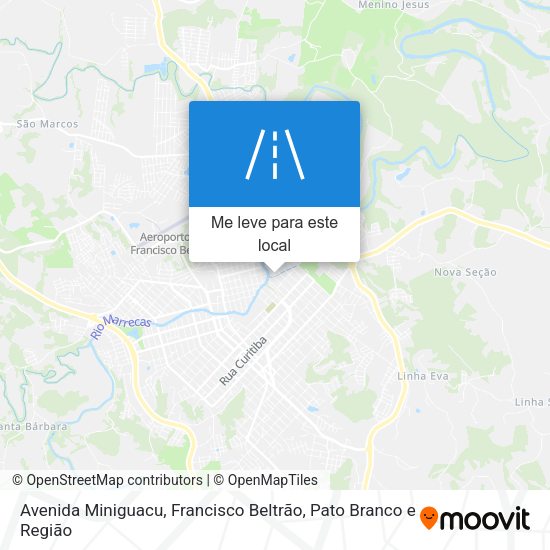 Avenida Miniguacu mapa