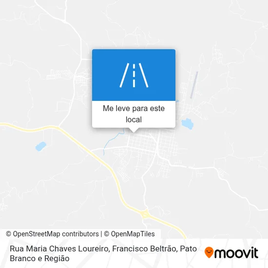 Rua Maria Chaves Loureiro mapa