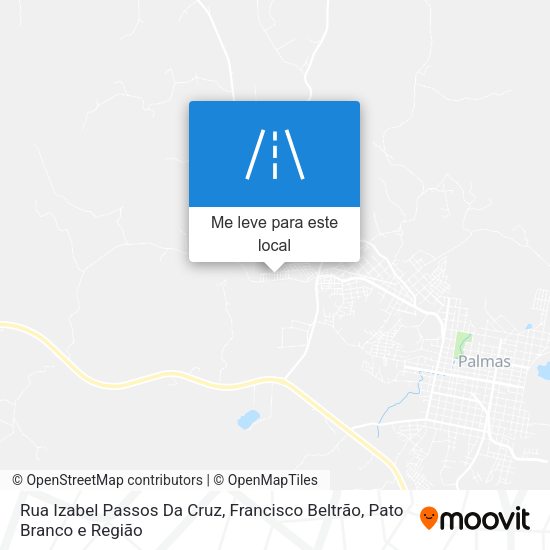 Rua Izabel Passos Da Cruz mapa