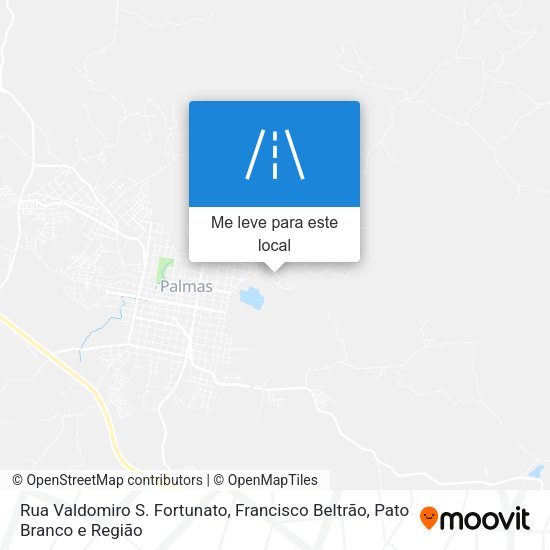 Rua Valdomiro S. Fortunato mapa