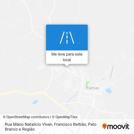 Rua Mário Natalício Vivan mapa