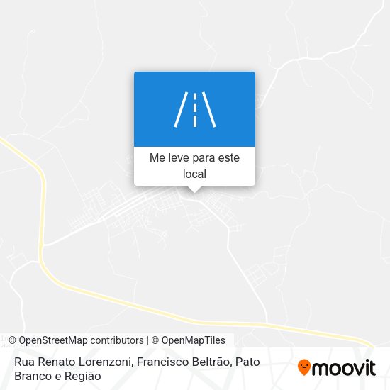 Rua Renato Lorenzoni mapa