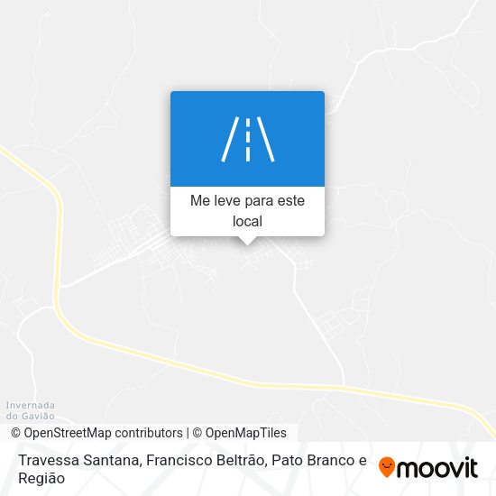 Travessa Santana mapa
