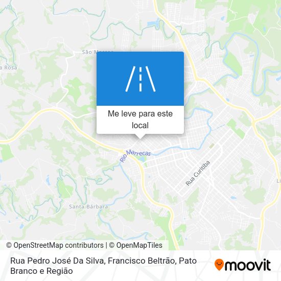 Rua Pedro José Da Silva mapa
