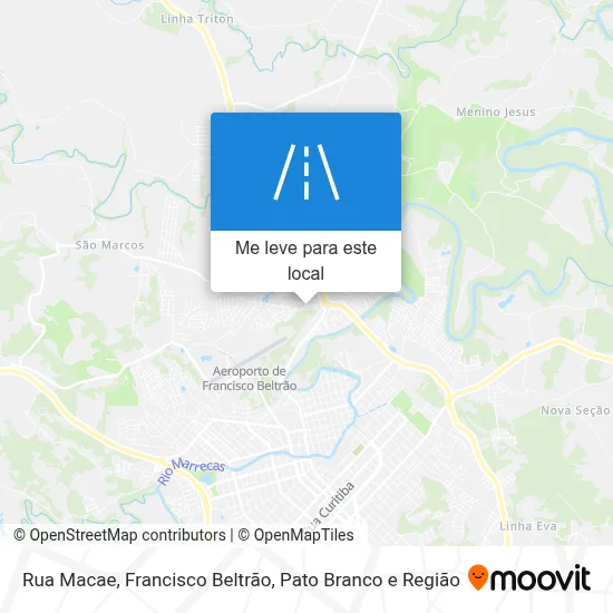 Rua Macae mapa