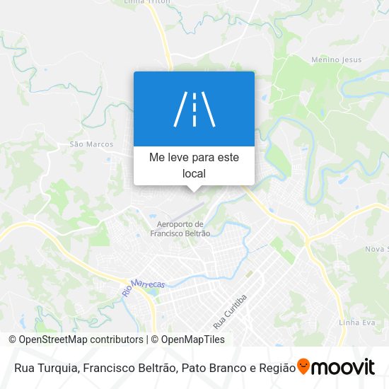 Rua Turquia mapa