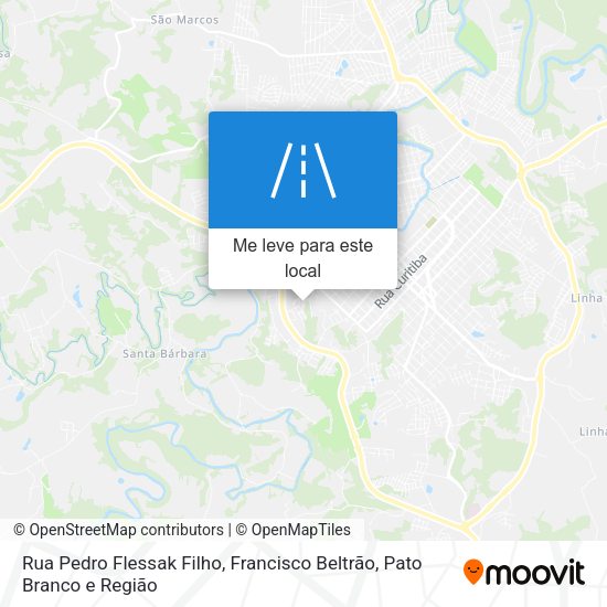 Rua Pedro Flessak Filho mapa