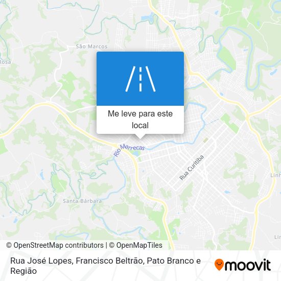 Rua José Lopes mapa
