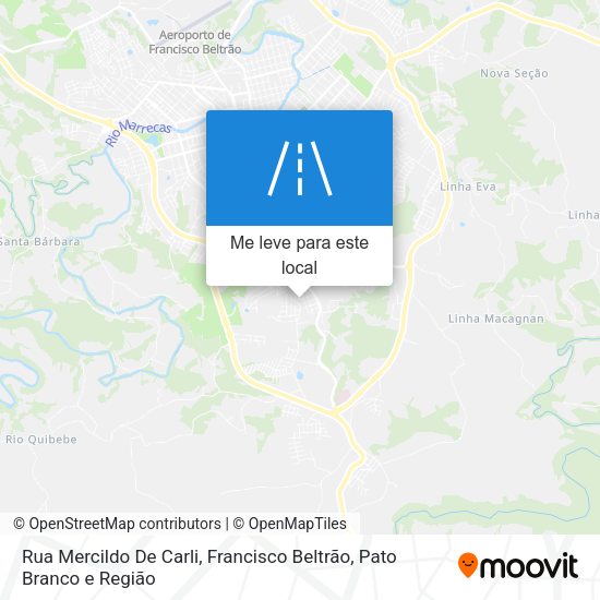 Rua Mercildo De Carli mapa