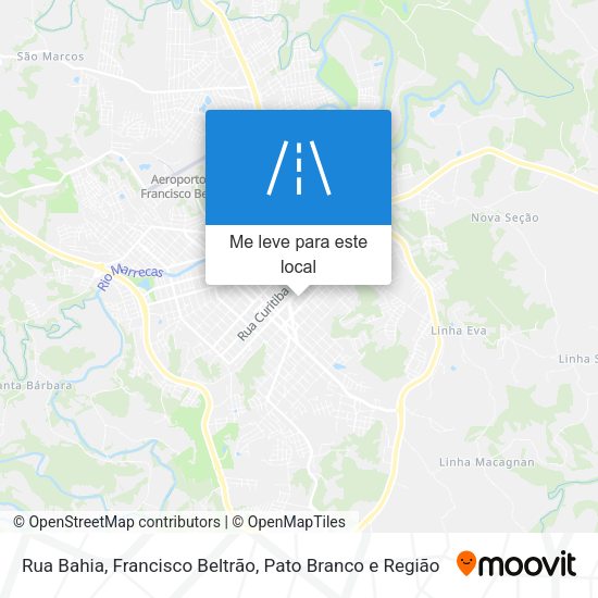 Rua Bahia mapa