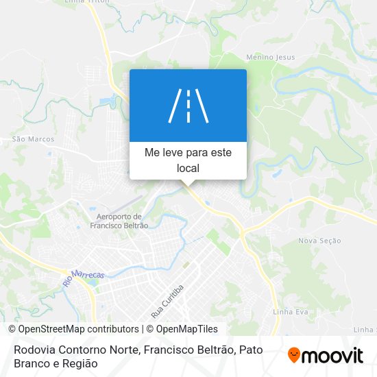 Rodovia Contorno Norte mapa