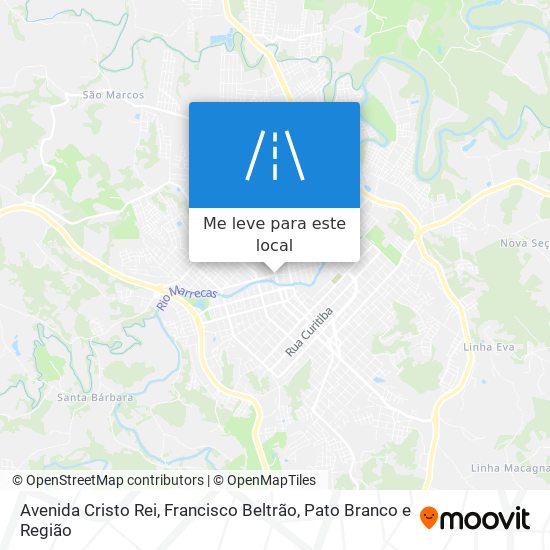 Avenida Cristo Rei mapa