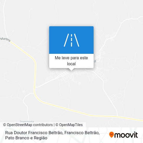 Rua Doutor Francisco Beltrão mapa