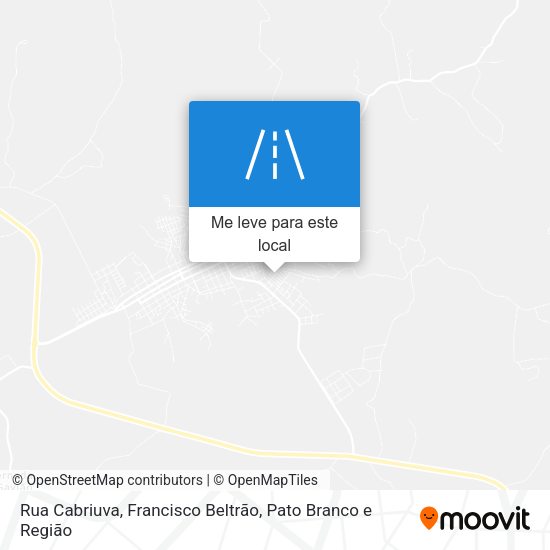 Rua Cabriuva mapa