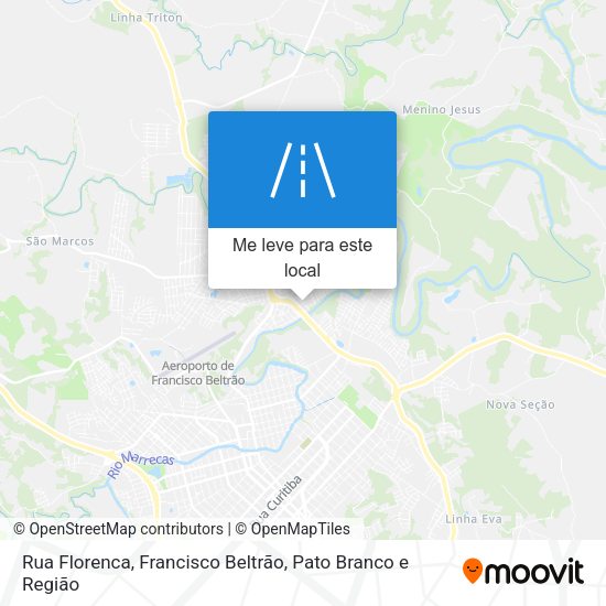 Rua Florenca mapa