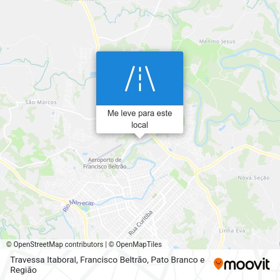 Travessa Itaboral mapa